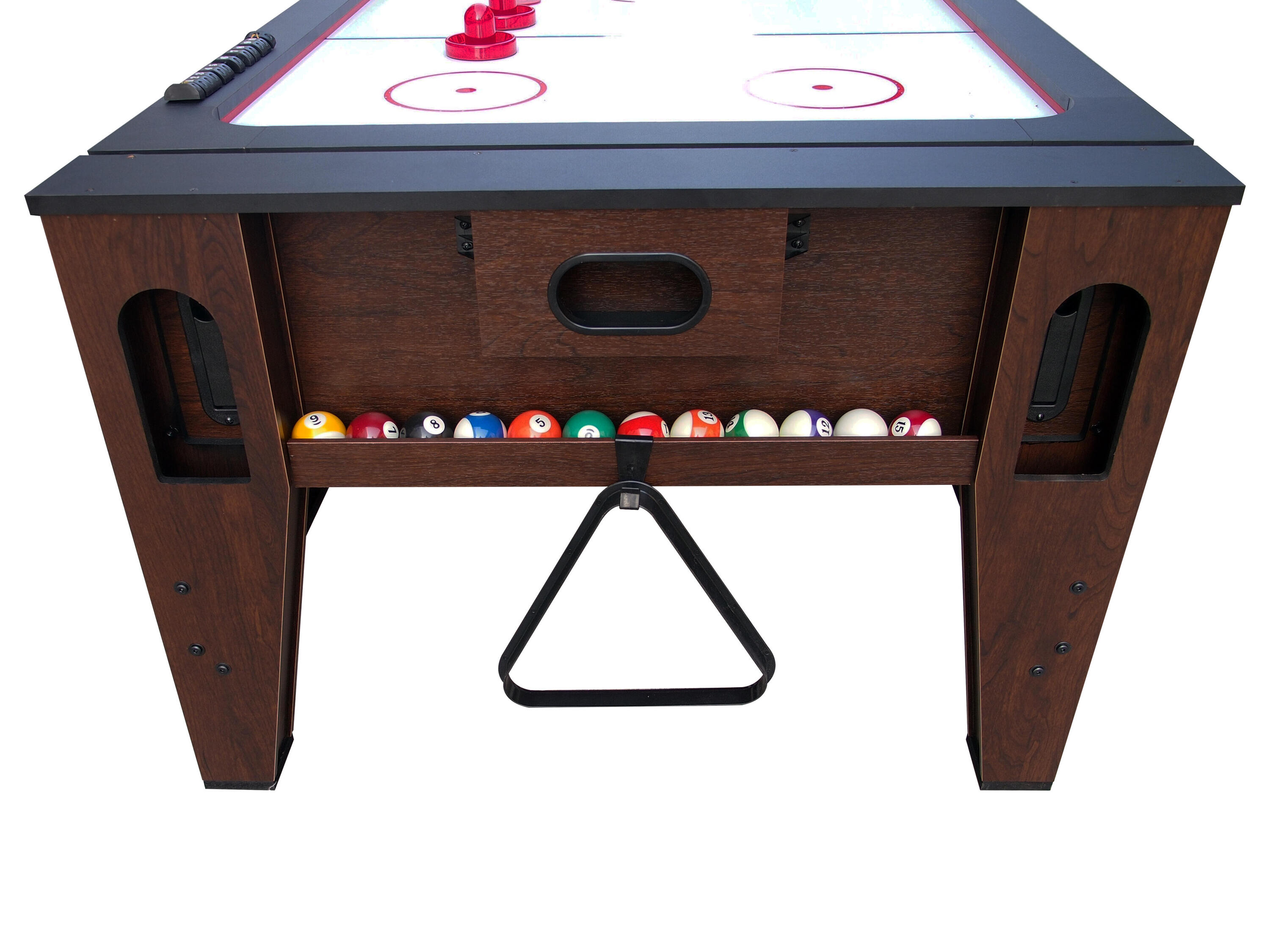 Cougar Reverso Pool & Airhockey Tafel 6ft bruin | Inclusief Accessoires 4/7