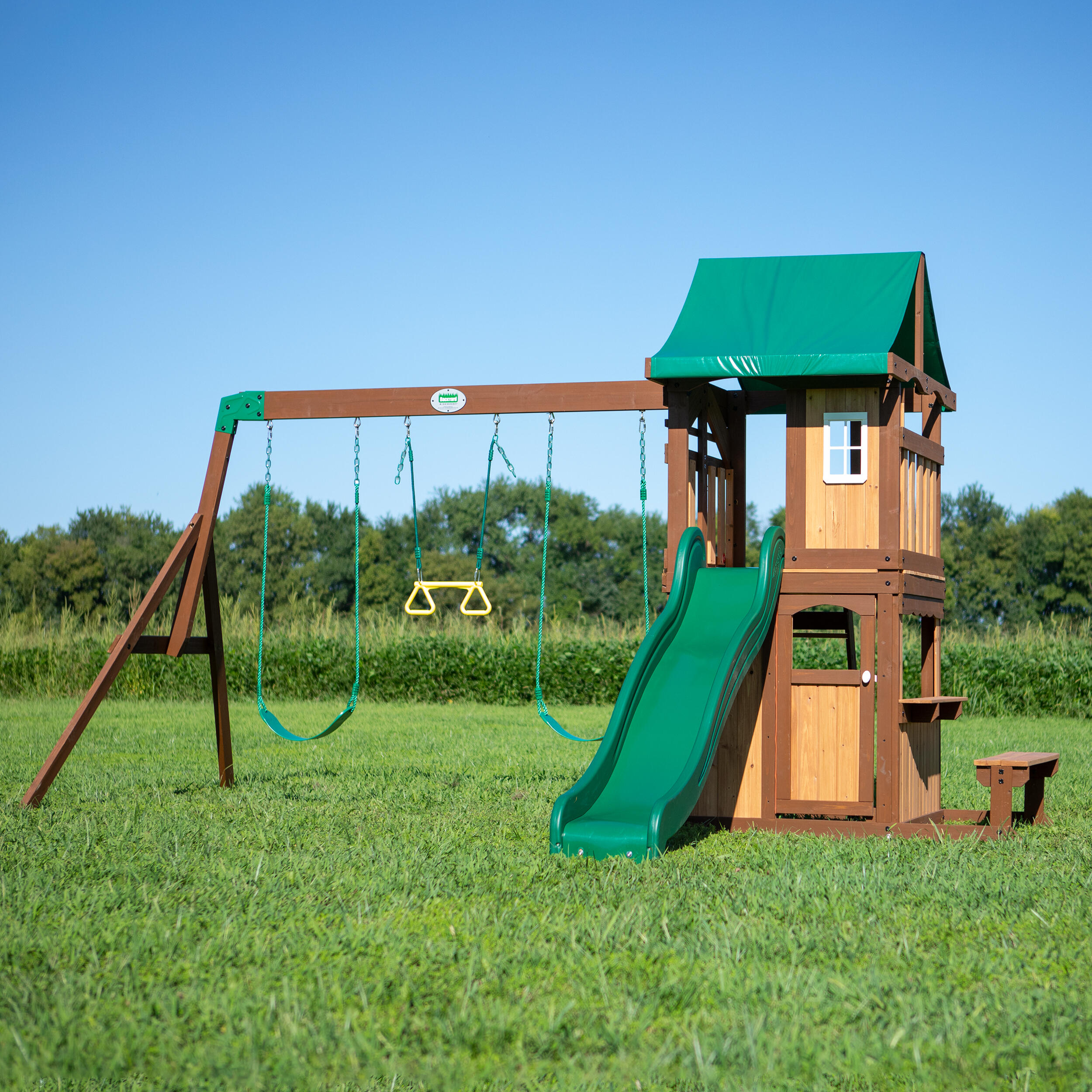 Maisonnette en Bois, Balancoire, Toboggan, Lakewood 6/7