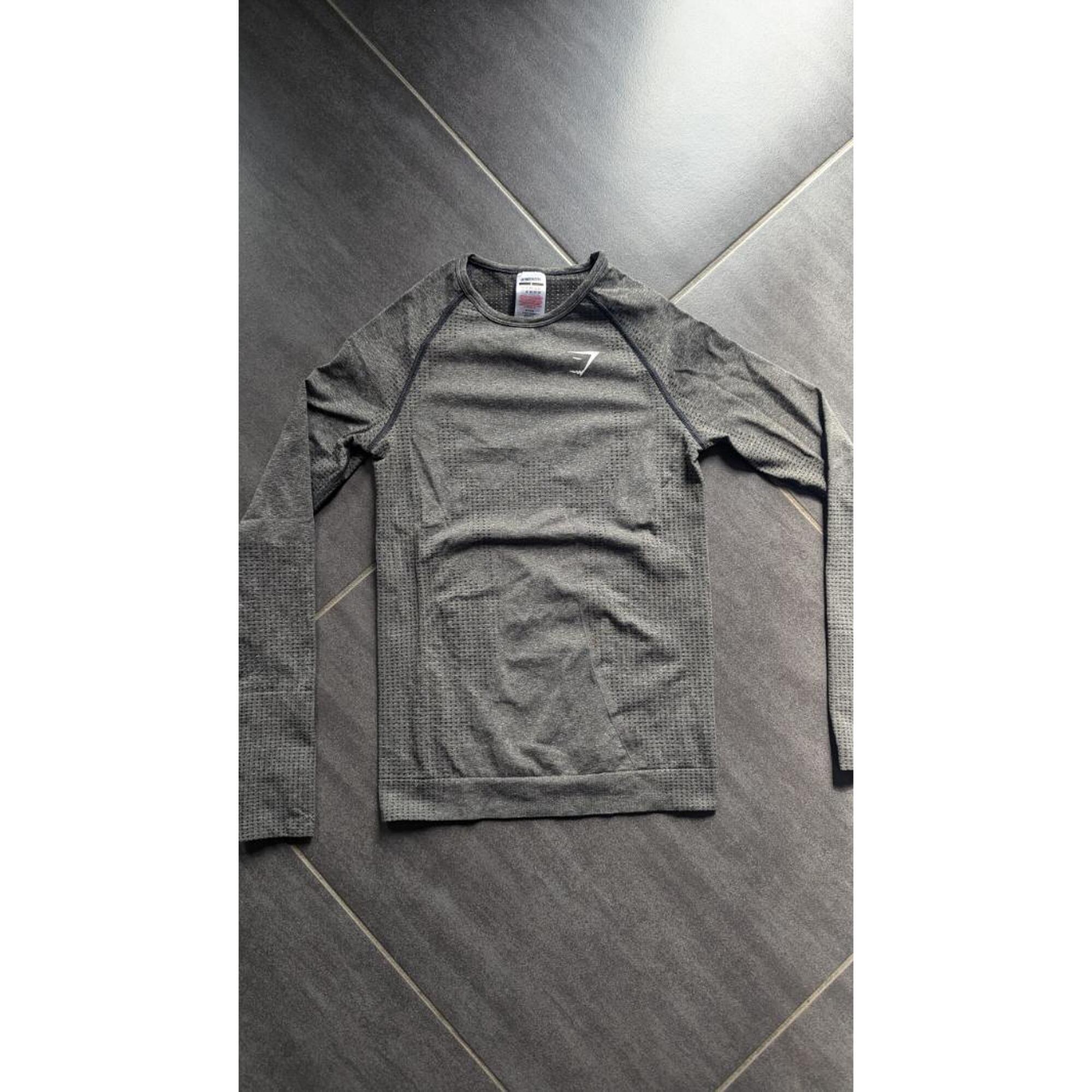 Entre Particuliers - T shirt manche longue gymshark gris