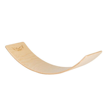 Balanceboard/Wippe für Kinder, Holz, Naturfarben, 92 x 28 x 22 cm