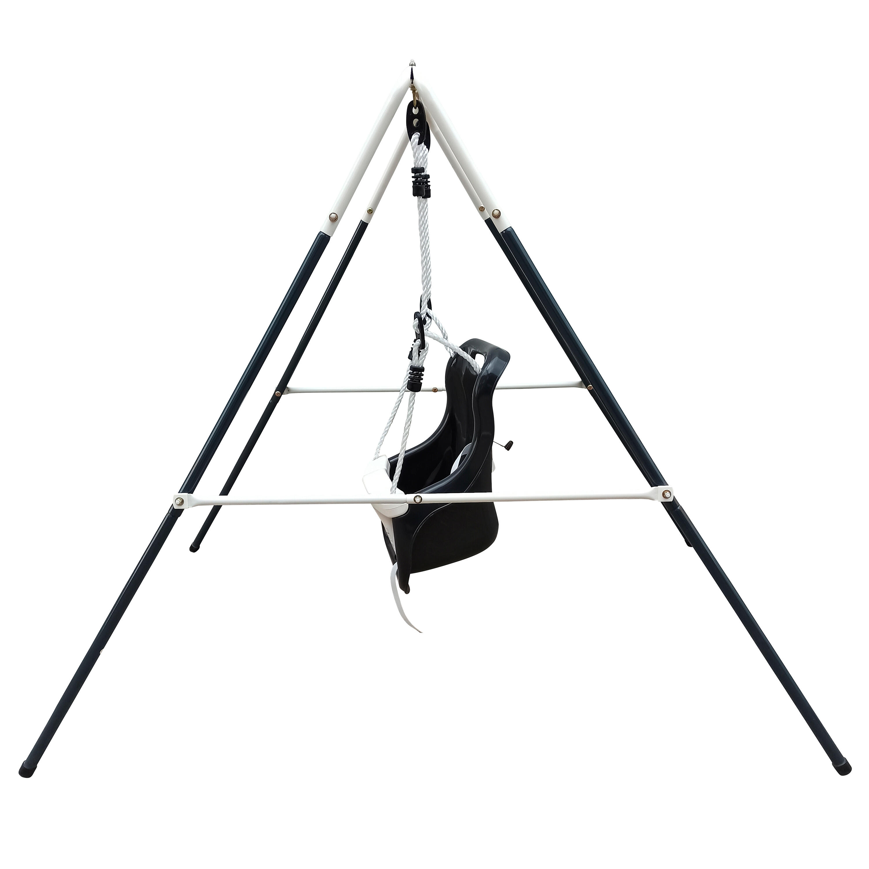 Siège de balançoire pour bébé - Anthracite/Crème 2/7