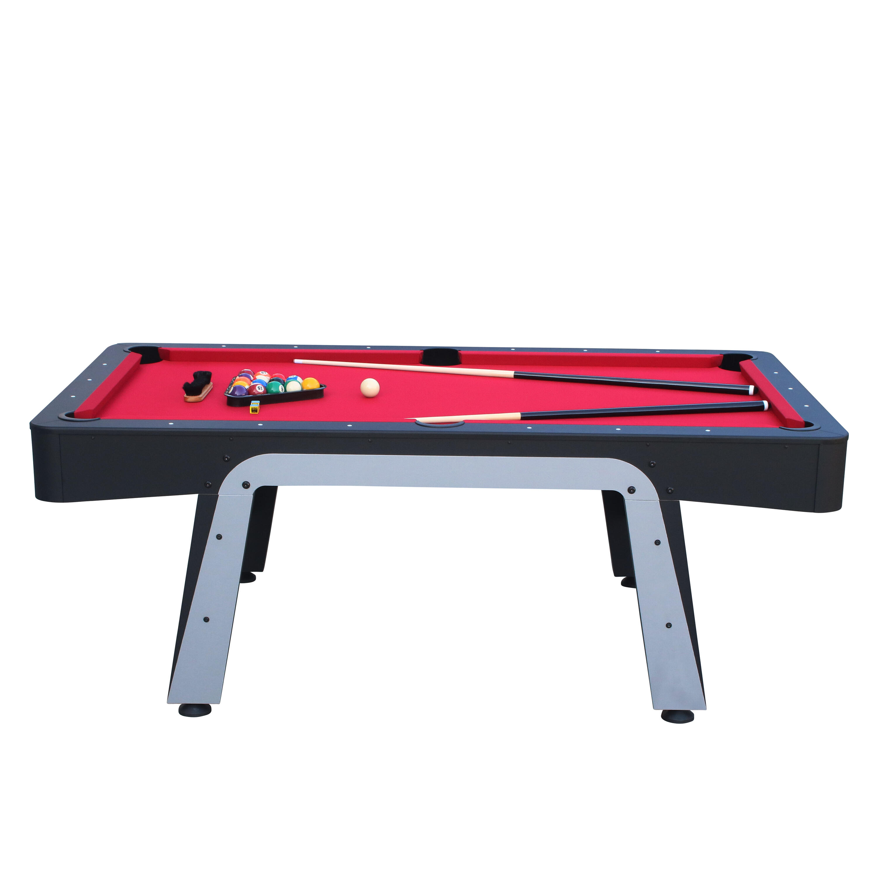 Cougar Arch Pro 7ft Pooltafel Zwart / Rood | Inclusief accessoires 3/7