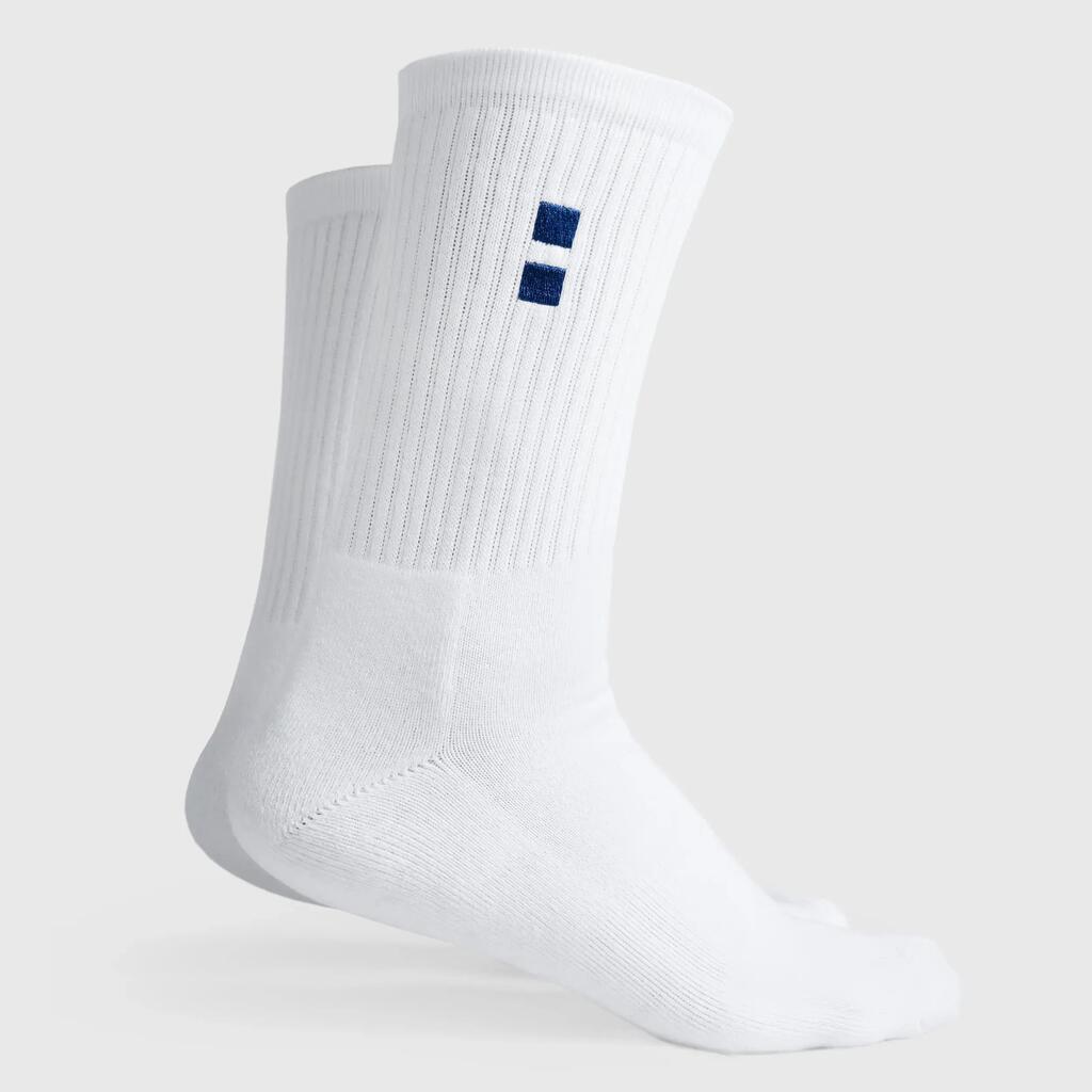 Men's Club Socks 2-Pack White