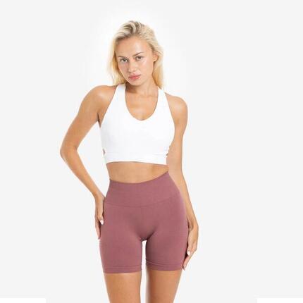 Soutien-gorge de sport sans couture à col en