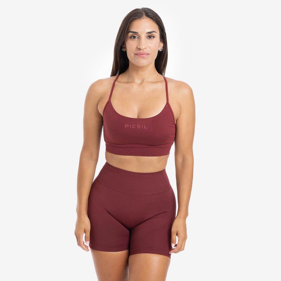 Picsil - Soutien-gorge De Sport Féminin Seamless Freedom - Débardeur - Marron - Decathlon