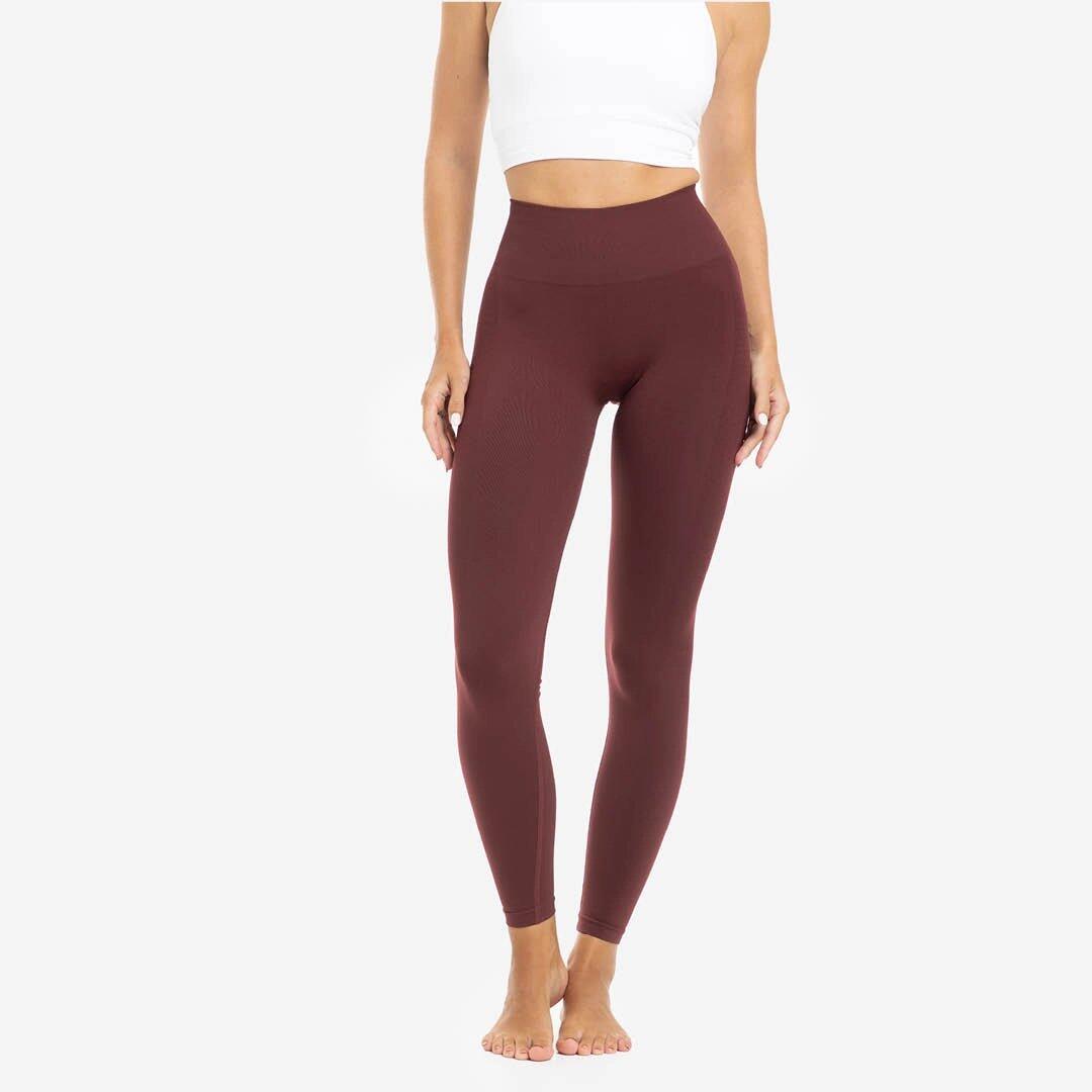Picsil - Leggins Women Soft Seamless - Legging - Marron - Decathlon