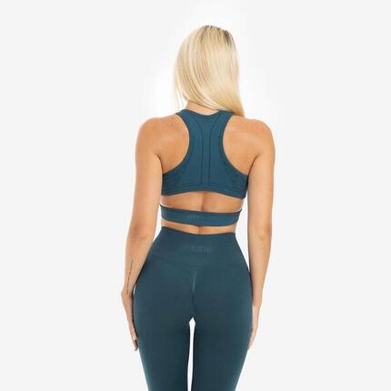 Soutien-gorge de sport sans couture à col en