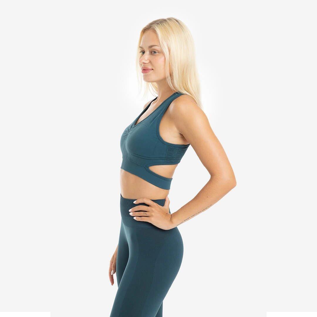 Sujetador Deportivo Tank con Cuello en V Seamless 2/4