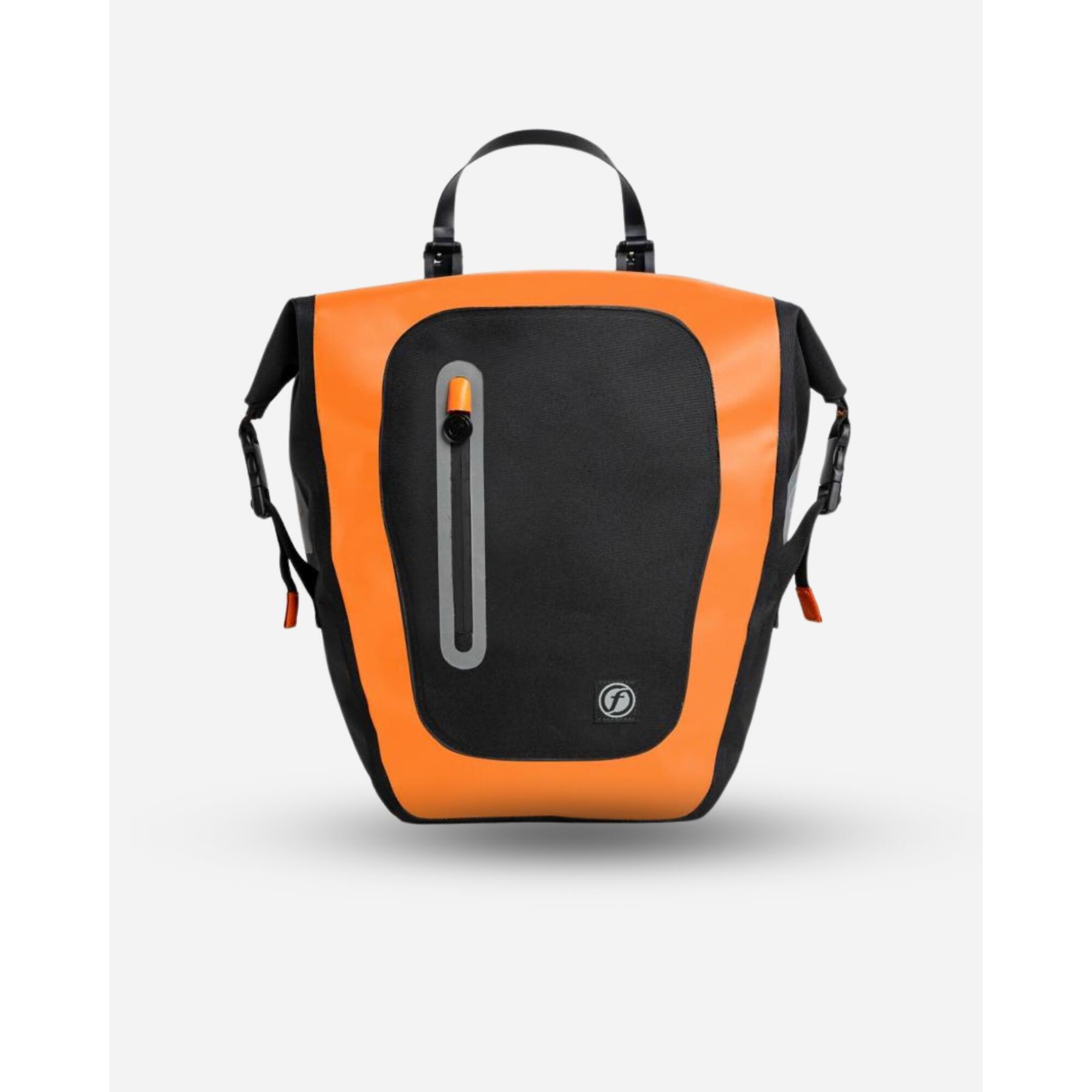 Feelfree - Sacoche Vélo Étanche Bike Bag - Sacoche Vélo - Orange - 18 L - Decathlon