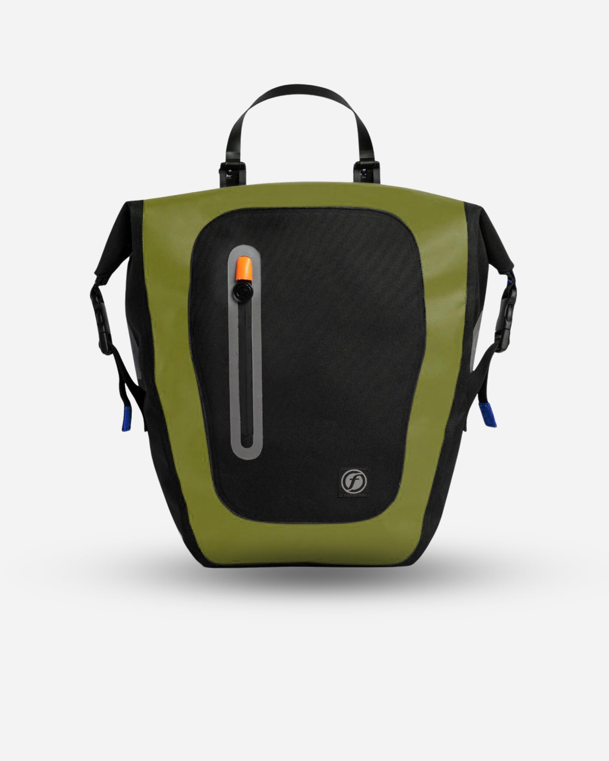 basil fahrradtasche schwarz Navigator Waterproof L – 25-31L, Rollverschluss, neuwertig, wasserdicht – Bici No.1 CUBE STEREO HYBRID 120 Color:Alpine Green Kotbeutel Aufbewahrung