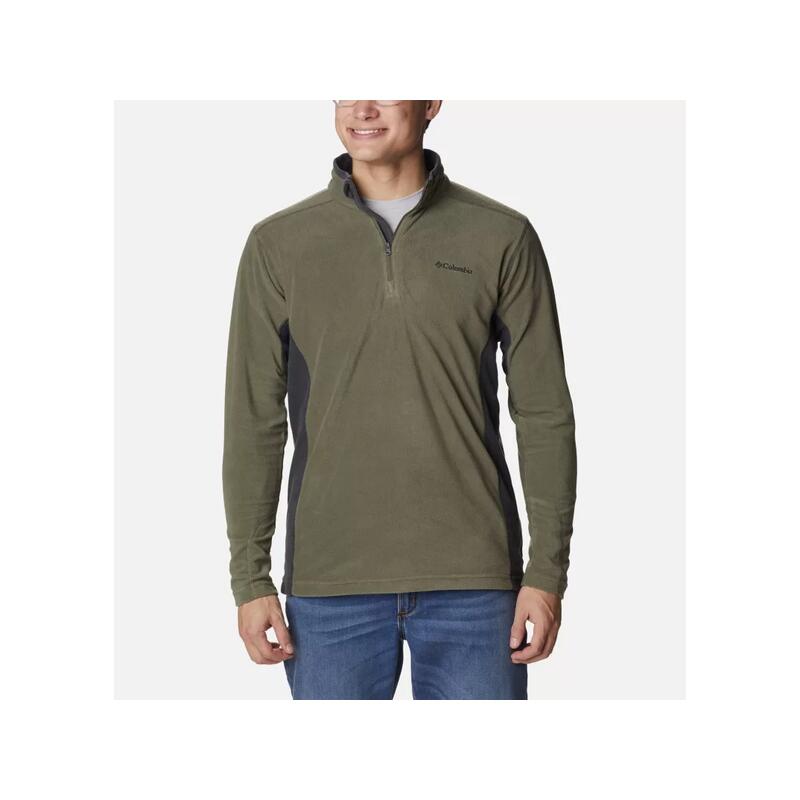 Férfi polár pulóver,  Klamath Range II Half Zip Fleece, zöld