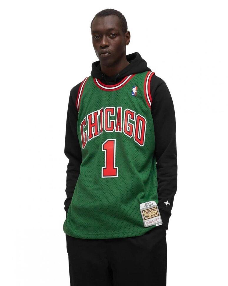 Koszulka męska do koszykówki Mitchell & Ness NBA Chicago Bulls Derrick Rose