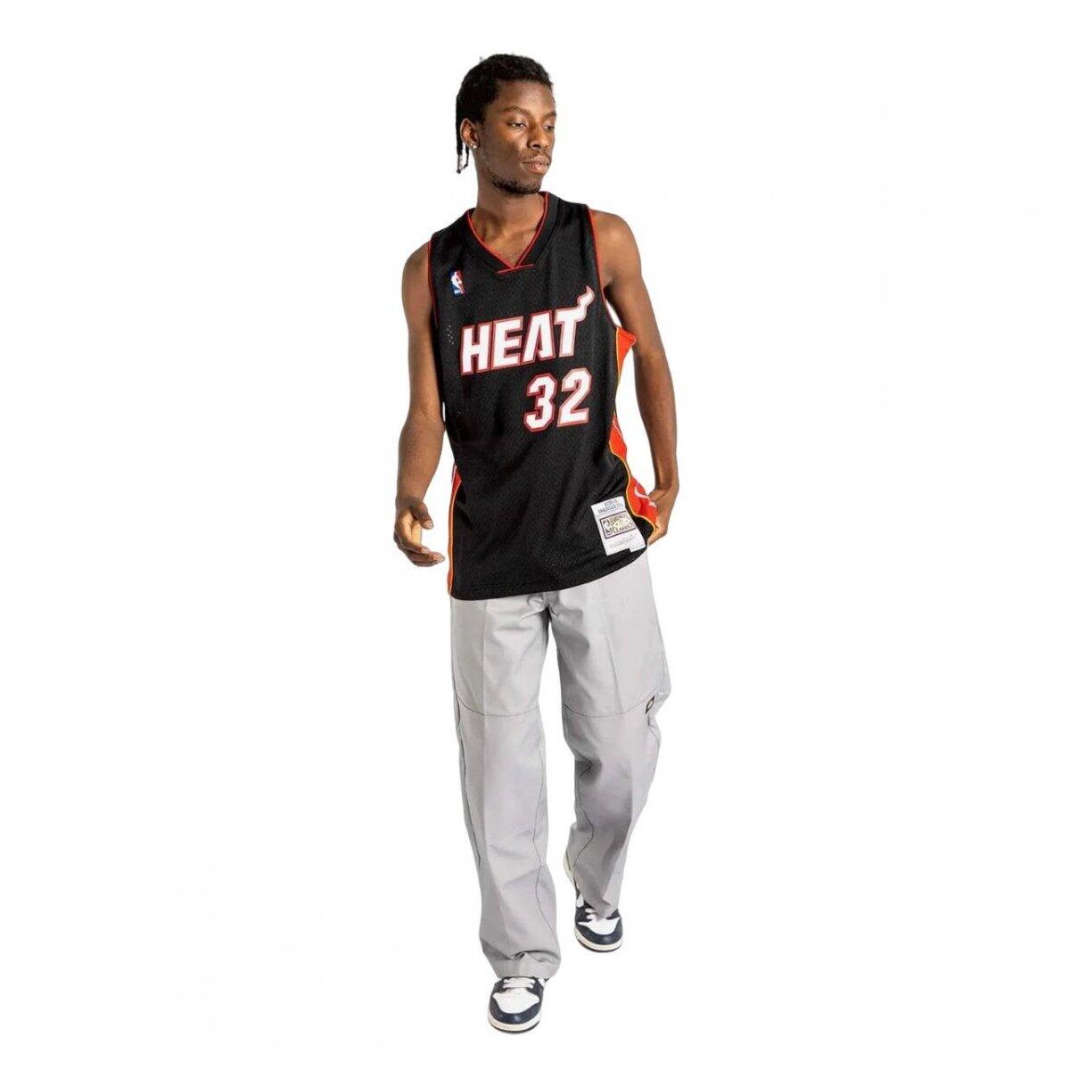 Koszulka męska do koszykówki Mitchell & Ness NBA Miami Heat Shaquille O`Neal 3/4