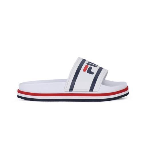 Fila - Fila Morro Bay Zeppa Wmn Tongs De Piscine Femme, Blanc - Claquettes - Blanc - 39 - Decathlon