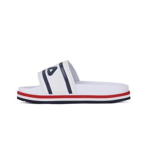 Fila Morro Bay Zeppa Wmn tongs de piscine femme, blanc 3/5