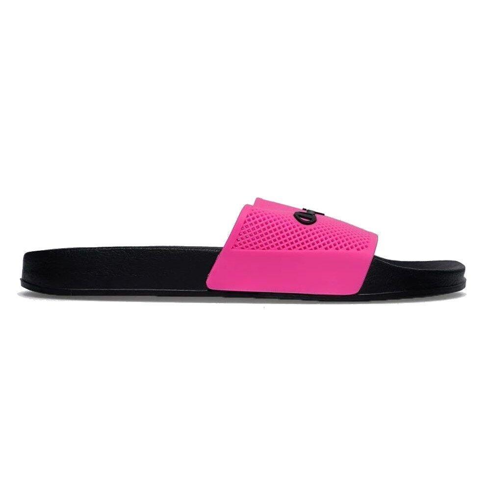 Champion - Tongs De Piscine Femme Champion Daytona Slide - Claquettes - Noir|rose - Decathlon