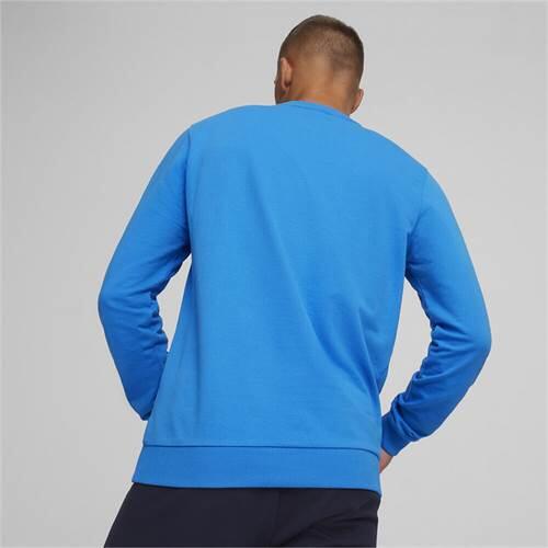 PUMA Herren teamGOAL Casuals Crew Neck Sweat Sweatshirt Pullover 658592 Blau 4/4