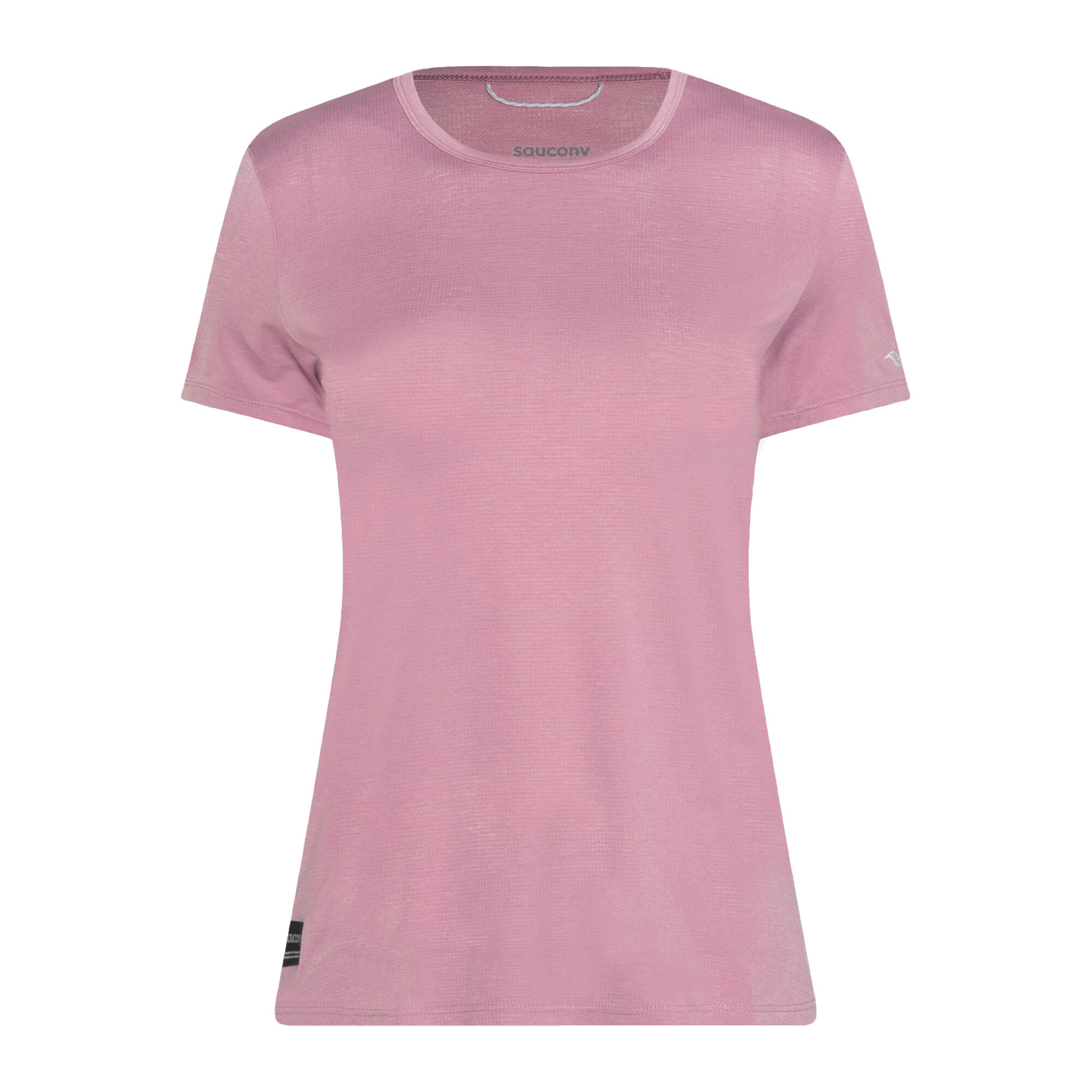 Saucony - T-shirt De Running Femme Chronomètre Saucony - Maillot Manches Courtes - Rose - 42 M/l - Decathlon