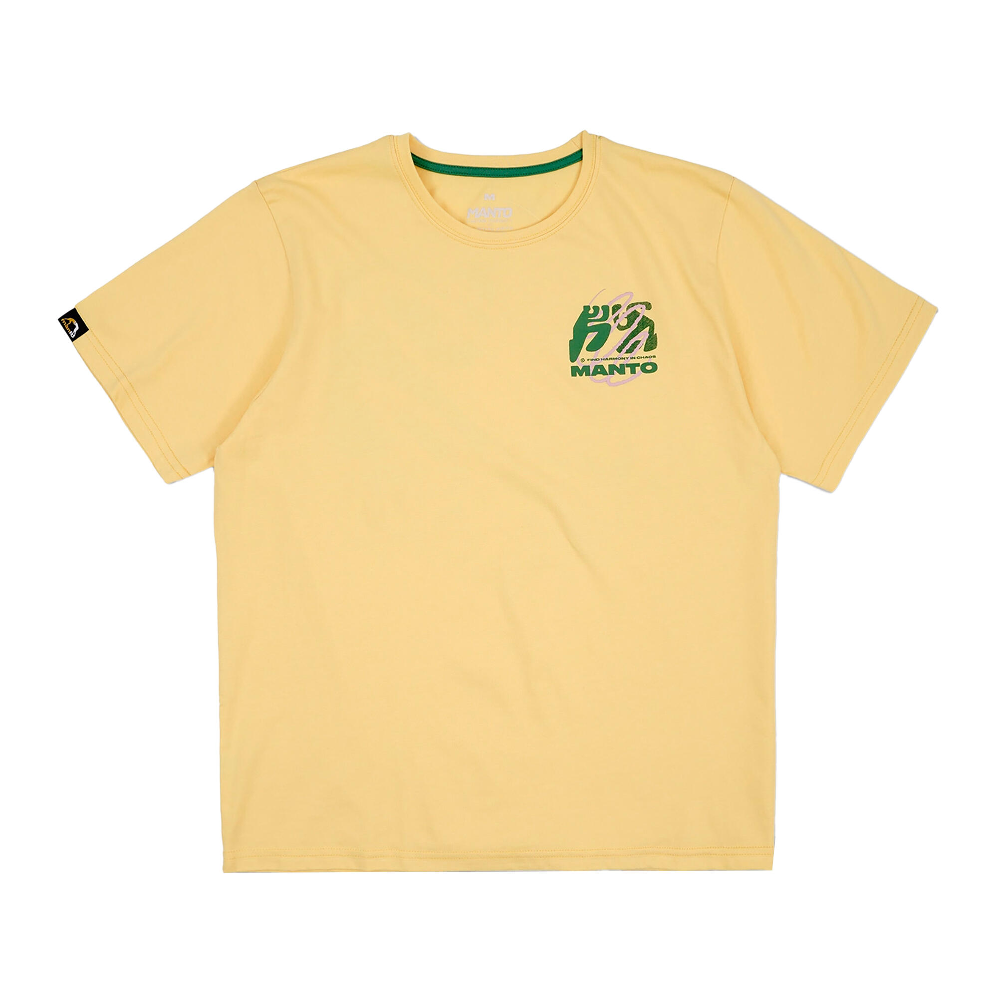 Manto - T-shirt Femme Oversize Harmony Manto - Maillot Manches Courtes - Jaune - 42 M/l - Decathlon