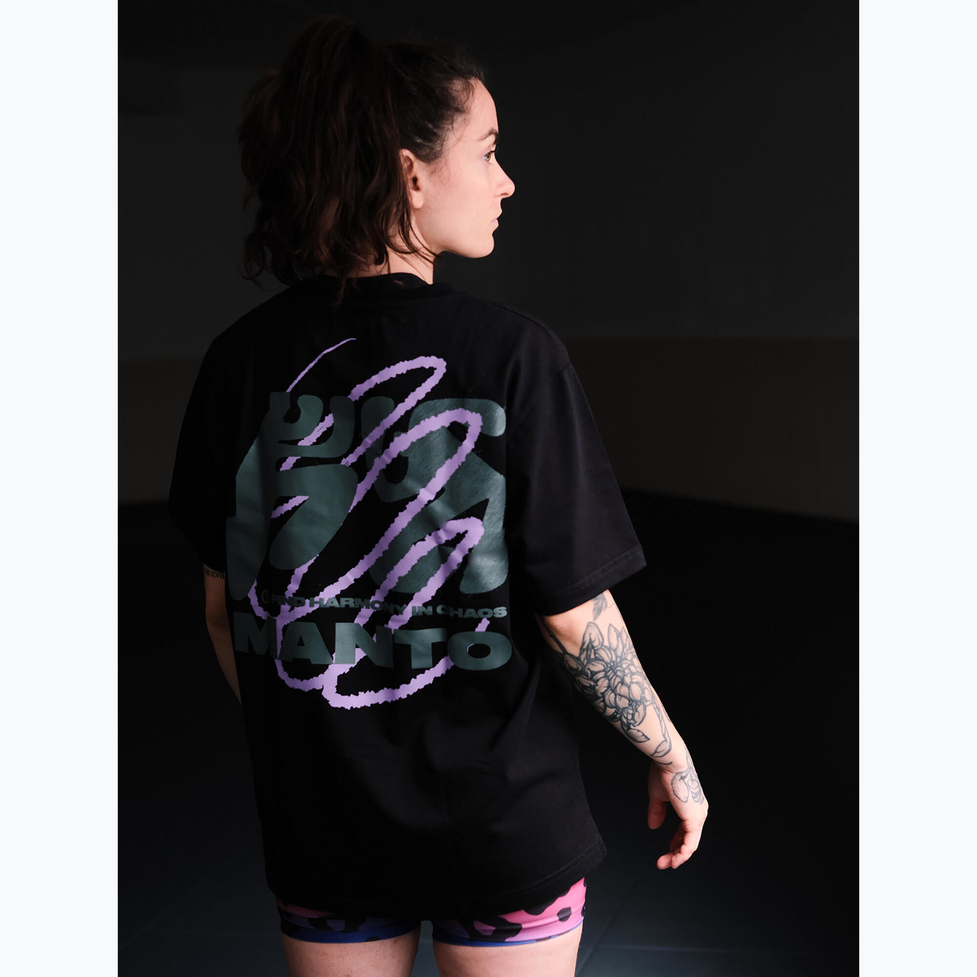 Dames T-shirt MANTO Harmony Oversize 4/5