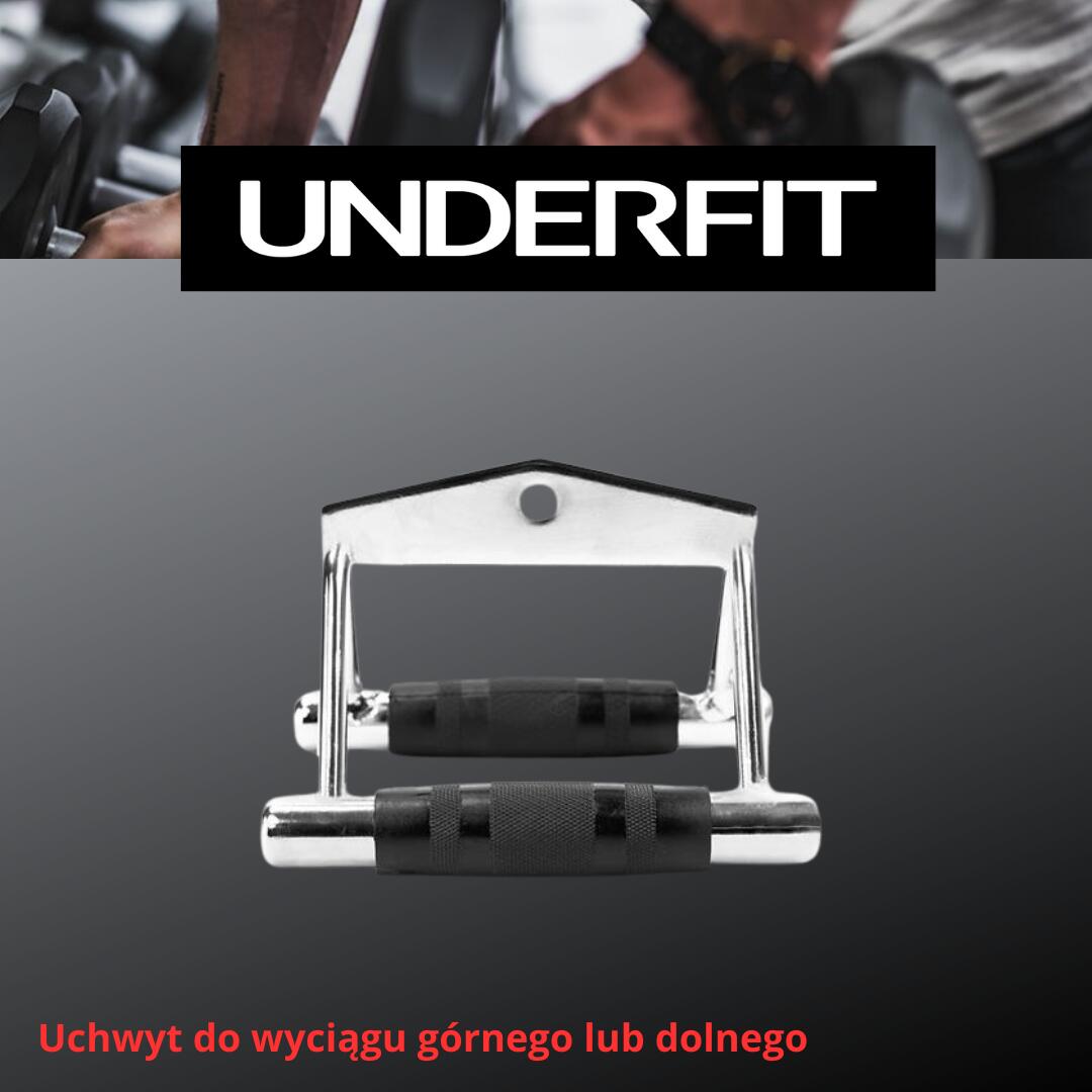 Uchwyt do wyciągu UNDERFIT podwójny, trójkątny, gumowany 5/7