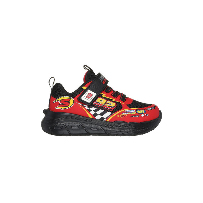 SKECHERS Bambini SKECH TRACKS Sneakers Nero / Nero / Rosso