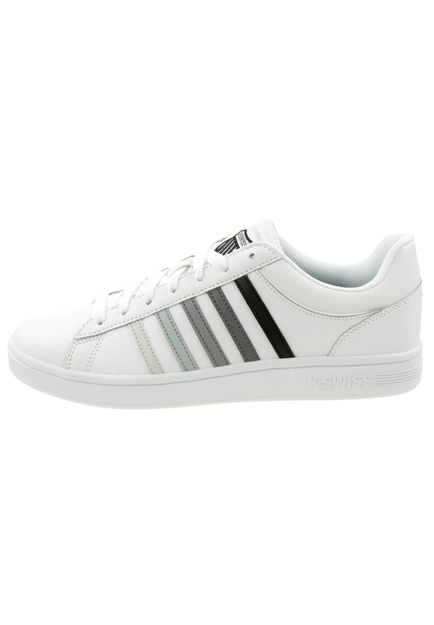 K-SWISS Court Winston Herren Sneaker Sportschuh 06154-131-M Weiß/Grau 7/7