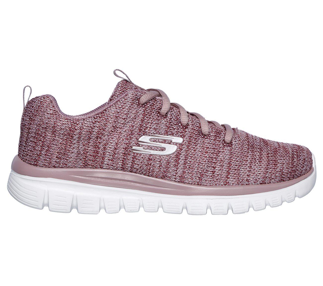 Zapatillas Caminar Mujer Skechers Graceful Twisted Fortune Color Rosa-12614/MVE 2/5