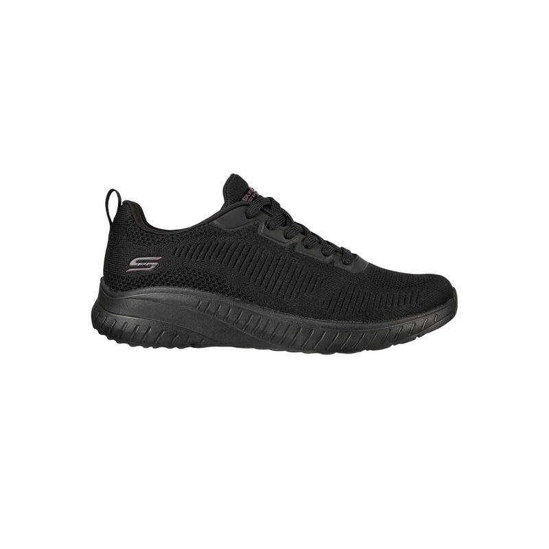Pantofi sport femei Skechers Bobs Squad Chaos-Face Off, Negru