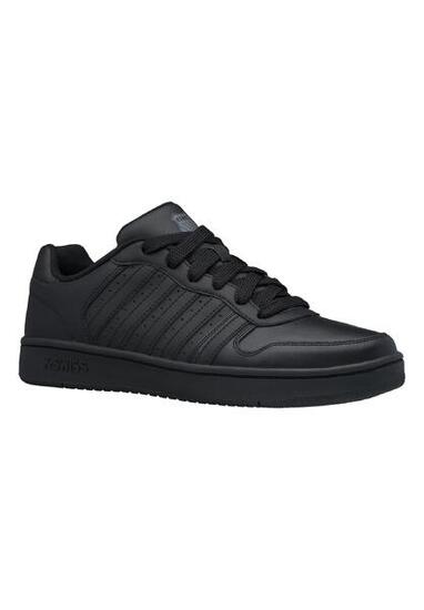 Sneakersy sportowe męskie K-Swiss Court Palisades czarne skórzane (06931-001-M)