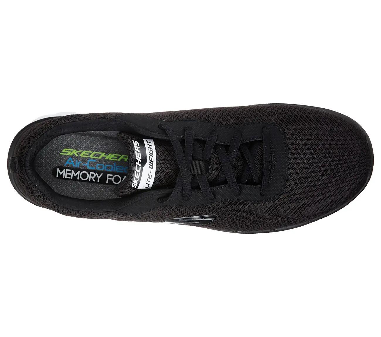 Skechers Sport Mens FLEX ADVANTAGE 2.0 DAYSHOW Sneakers Herren Schuhe Schwarz 4/5