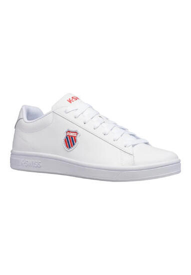 Scarpe Sportive PelleUomo K-Swiss Court Shield Bianco