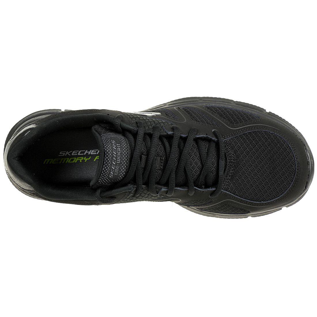 Skechers Sport Mens VERSE FLASH POINT Sneakers Men Schwarz 6/7