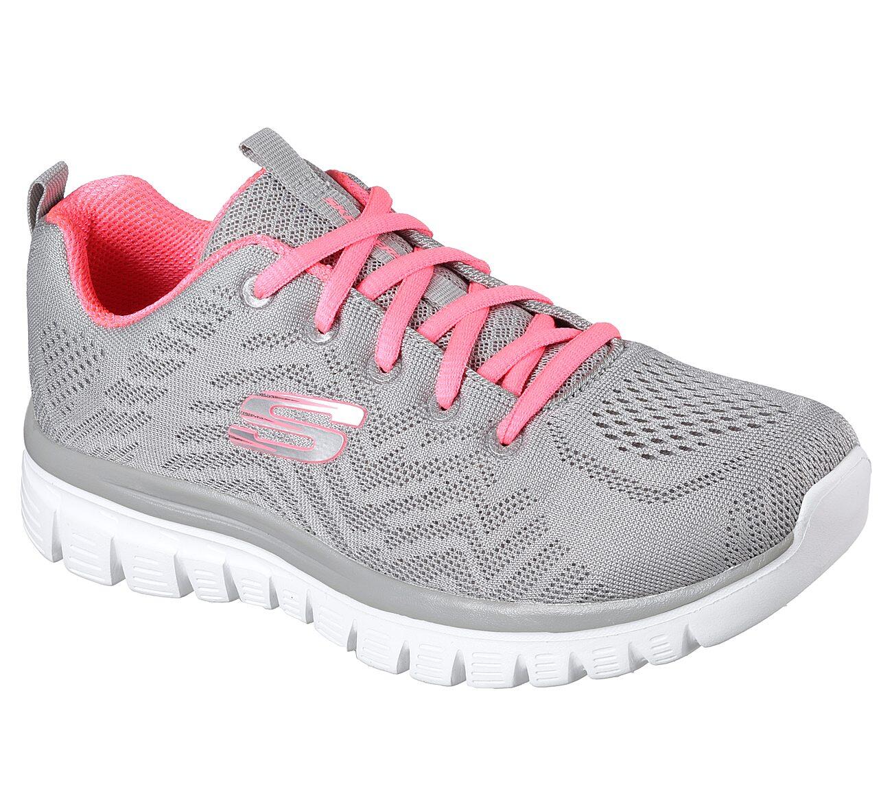 SKECHERS Skechers Sport Womens GRACEFUL GET CONNECTED Sneakers Women Grau