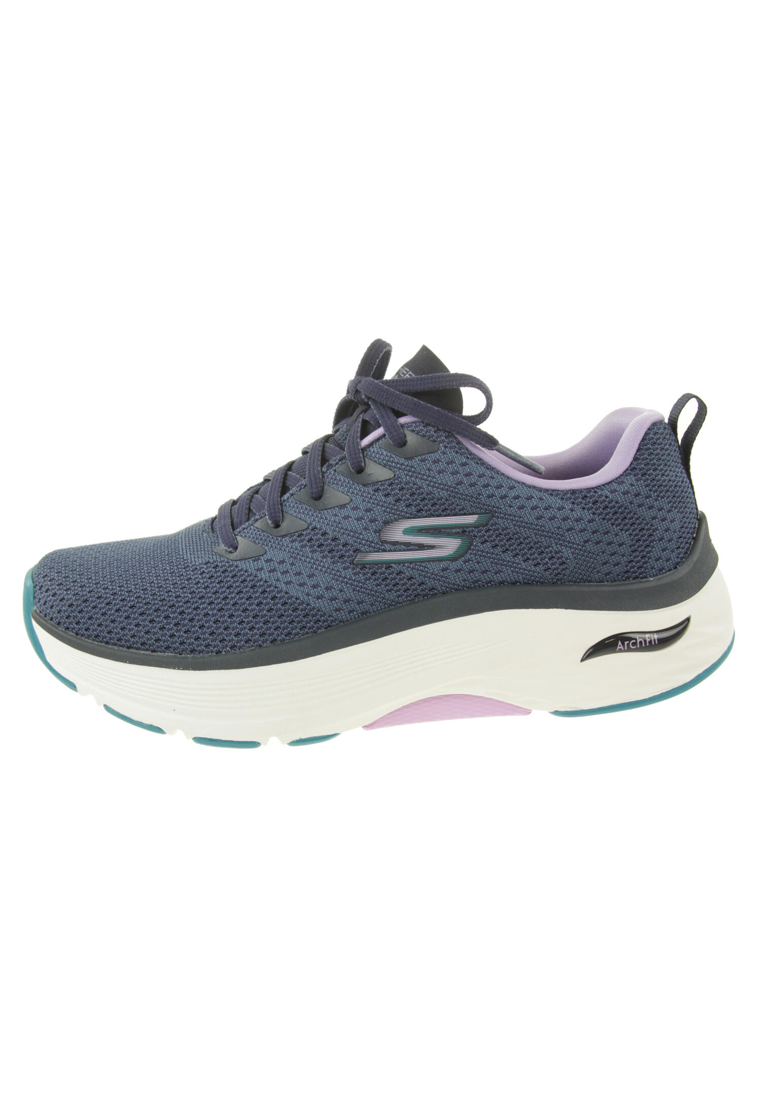 Skechers MAX CUSHIONING ARCH FIT Sneakers Laufschuhe Fitness Damen blau 128308 6/6