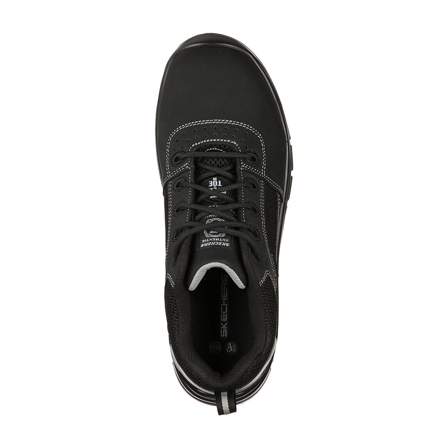 Skechers Work Trophus Herren Sicherheitsschuhe Arbeitsschuhe 200001EC Schwarz S1 4/5
