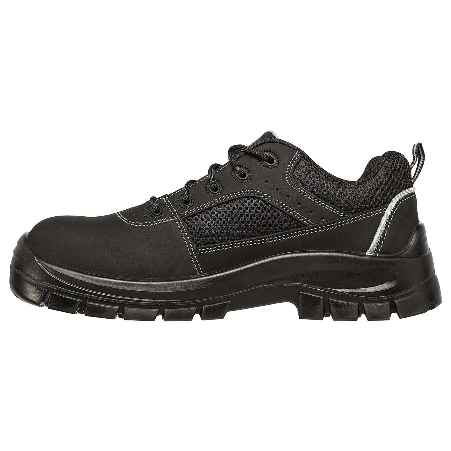 Skechers Work Trophus Herren Sicherheitsschuhe Arbeitsschuhe 200001EC Schwarz S1 3/5