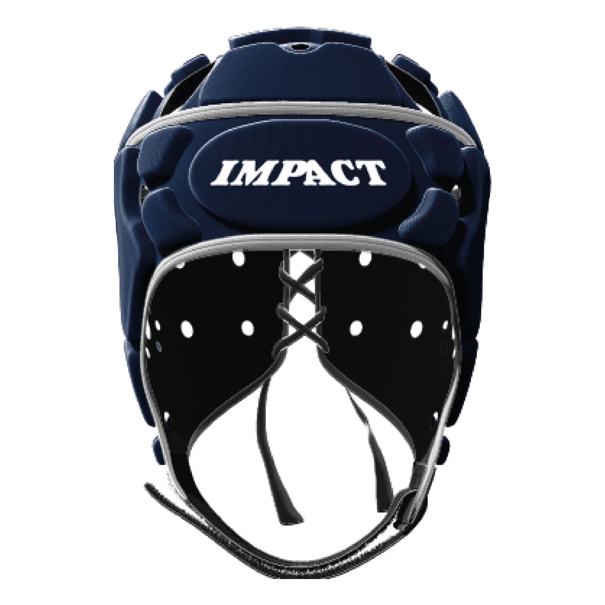 IMPACT Casco Da Rugby Impact Per Adulti Blu Marino Semplice