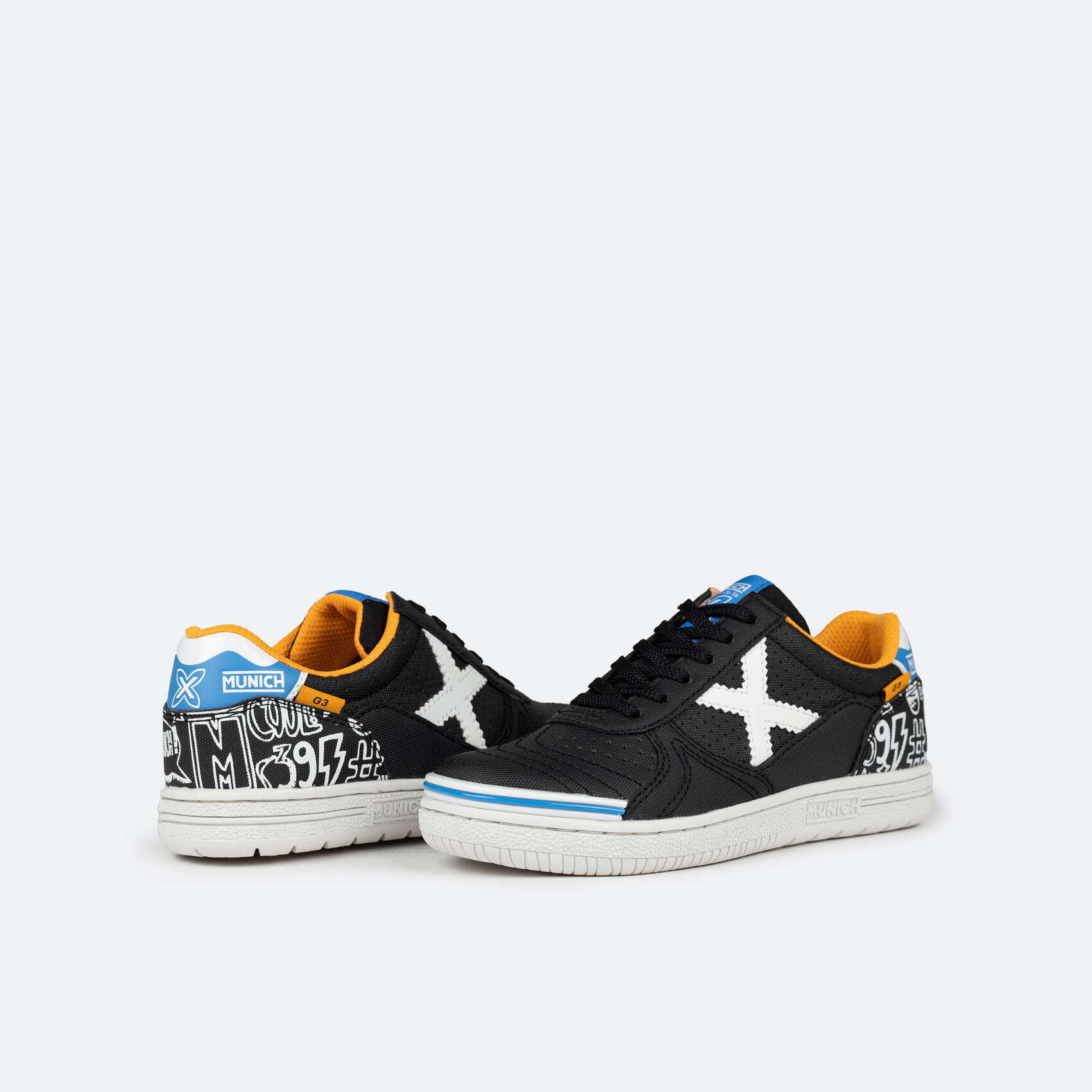 Zapatilla de fútbol sala MUNICH G3 Profit  sport para niño/a negro 5/5
