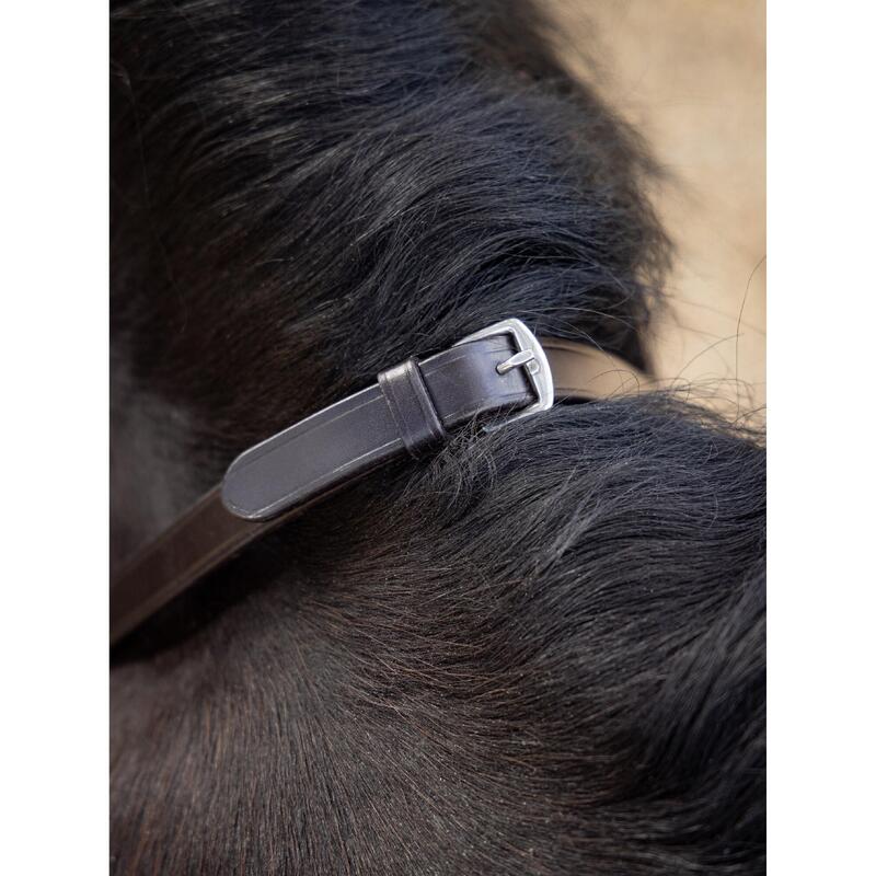 Paardrijden - Unisex -  Bruin/zilver - -magna Grip Rubber Reins