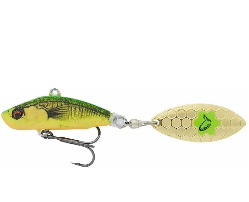SPINNERTAIL SAVAGE GEAR 3D STICKLEBAIT TAILSPIN 7,3CM/13G SINKING FIRETIGER