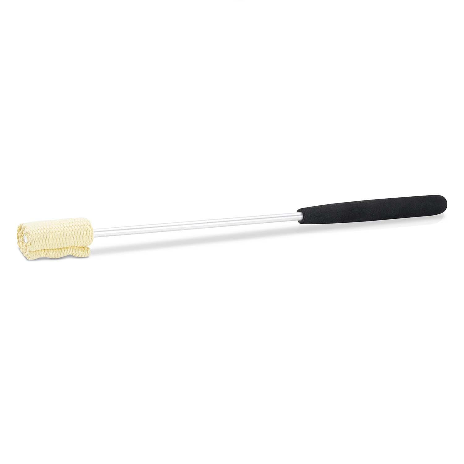 Feuerspuckfackel 40cm (schwarz) - mit 50mm Kevlar Dochtband, lange Brenndauer 5/7