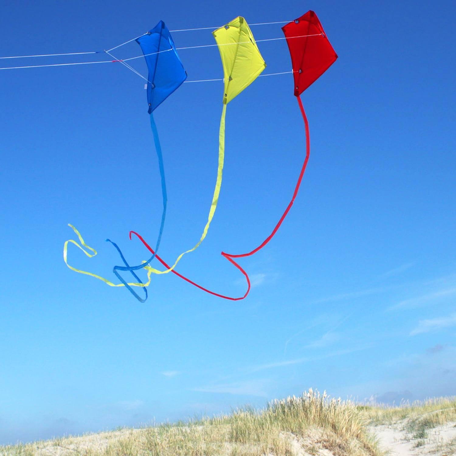 Cometa acrobática Wolkensturmer Racer 3-Stack 1211 Rainbow 90 x 90 cm 6/7