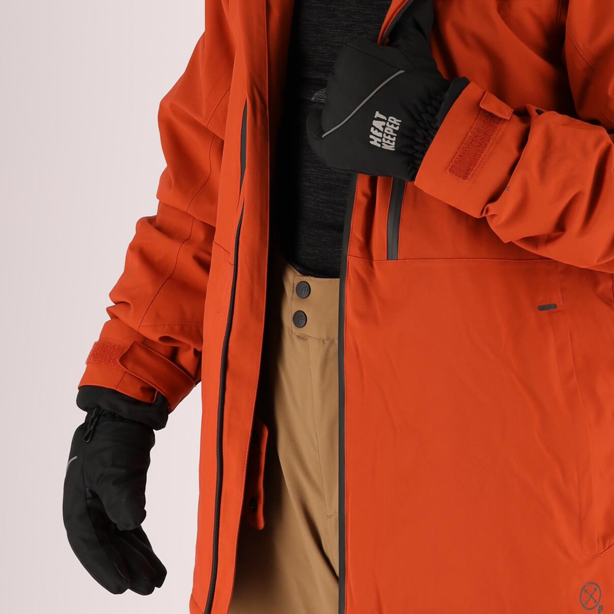 Gants de ski noirs pour hommes (2 paires) 2/7