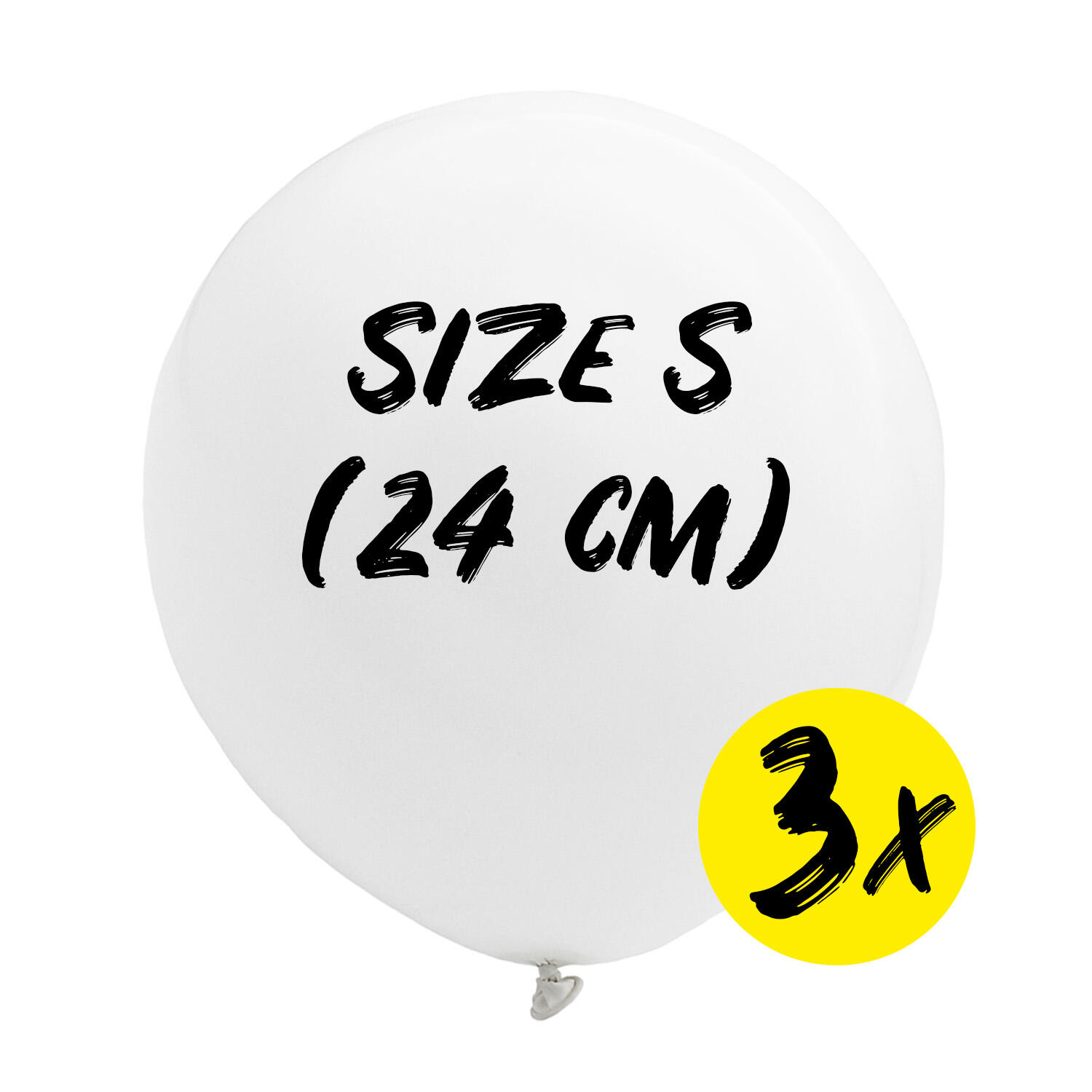 Pocketball Balu Pünktchen (rot-weiß) in Größe S (24cm) - inkl. 3 Eratzballons 2/3