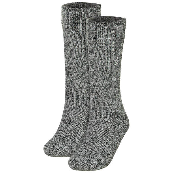 Heatkeeper - Chaussettes thermiques enfants Medium Grey - 1-Paire - Chaussettes