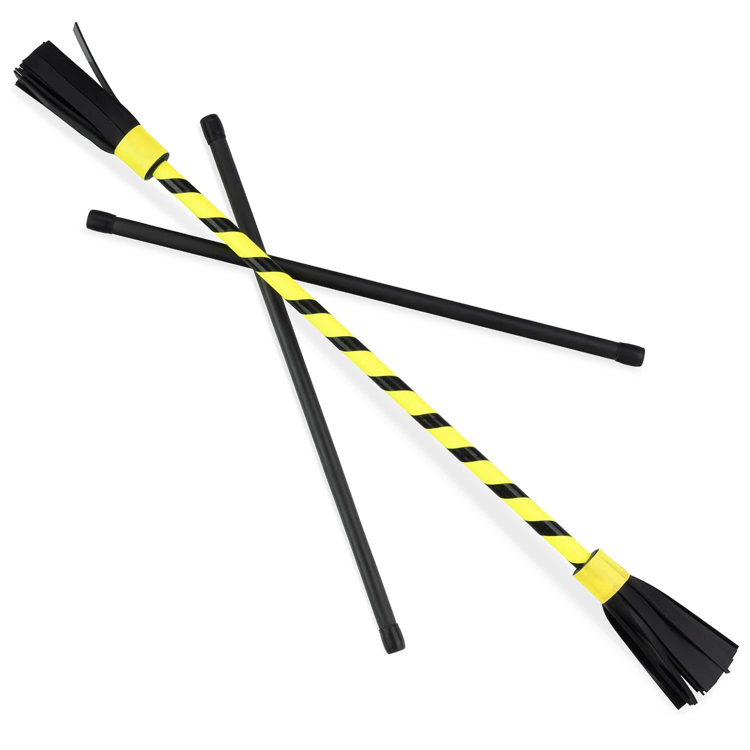 Flowerstick Basic (uv gelb) mit Kunststoffkern & Fiberglas-Handstäben 5/7