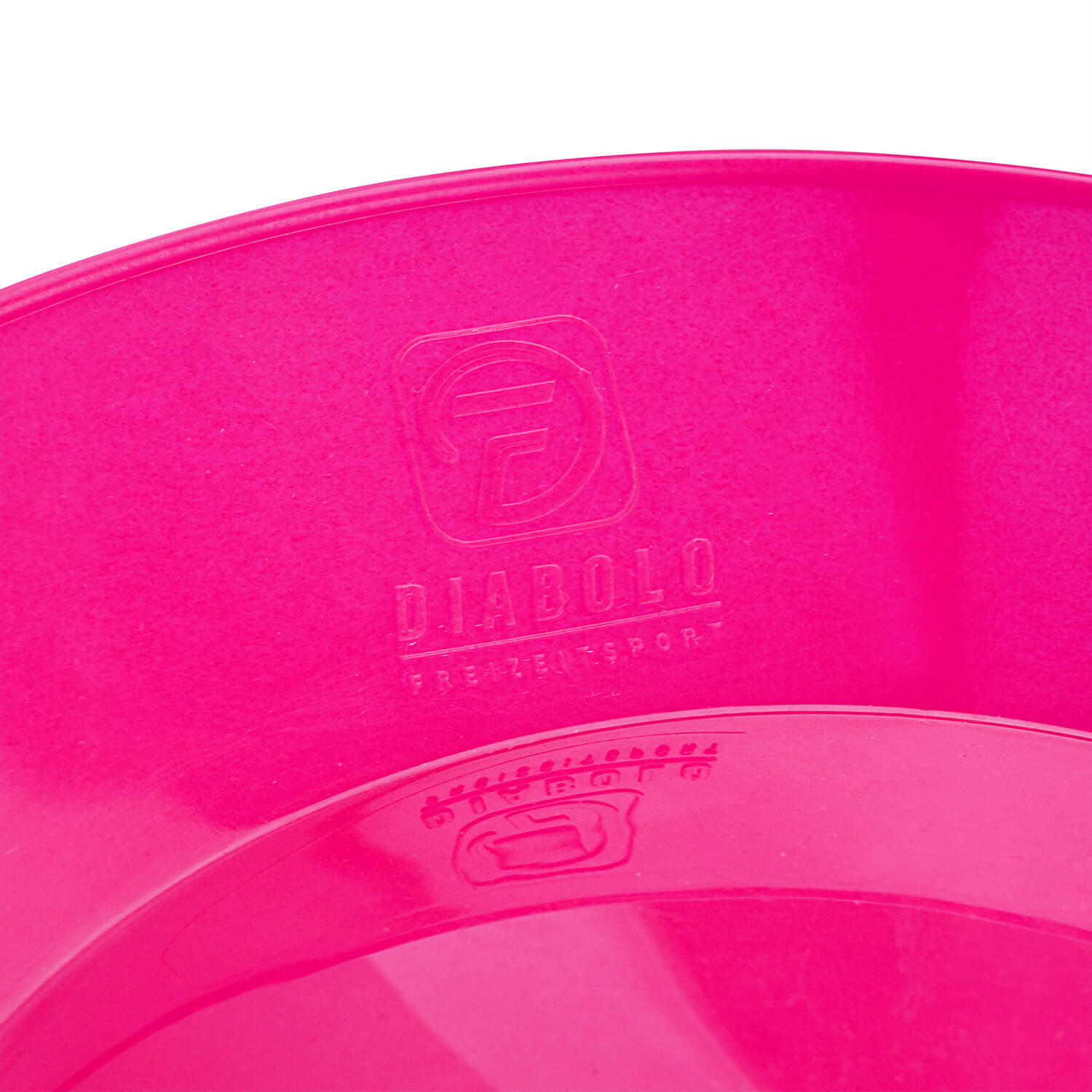 Jonglierteller (uv pink) im Set mit teilbarem Kunststoffstab, 23cm, UV reaktiv 3/7