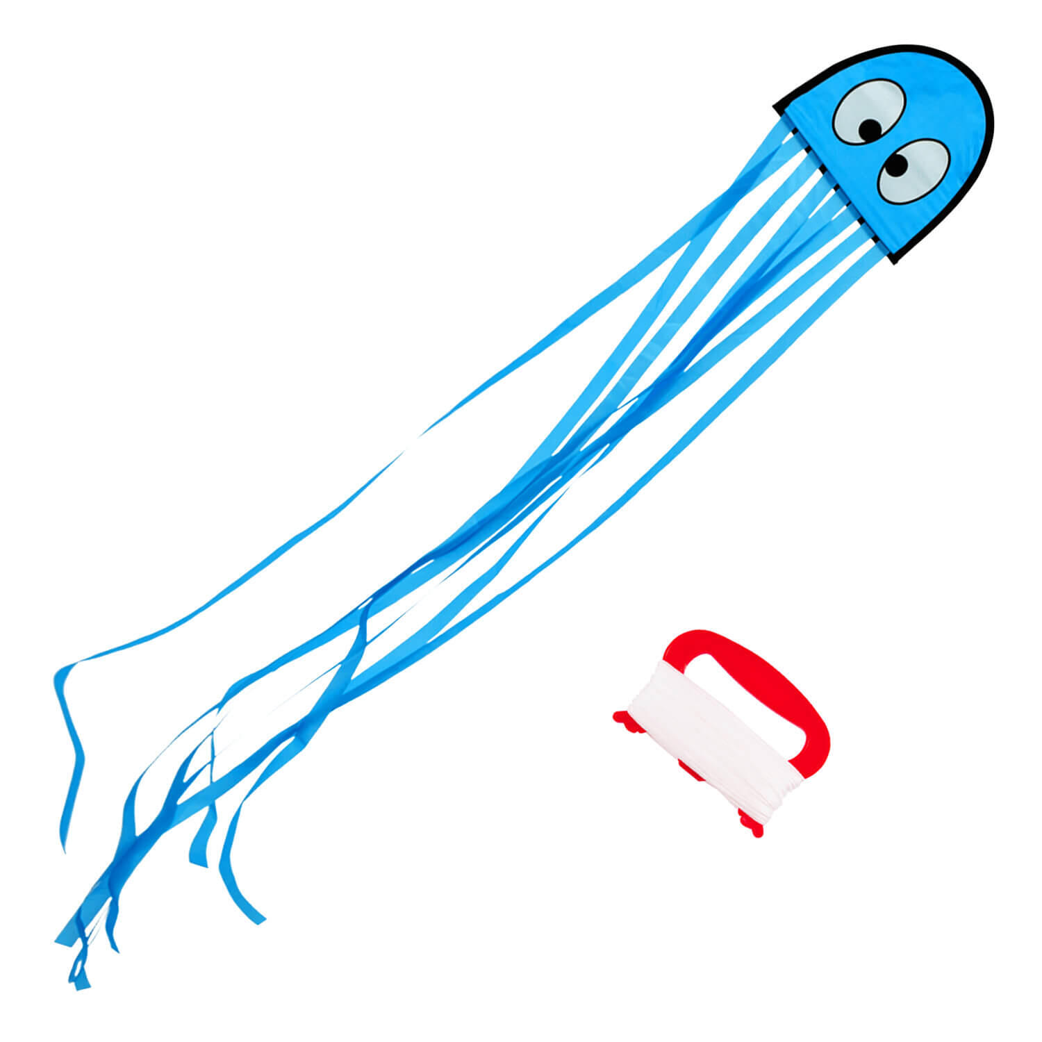 Kinderdrachen Mini Oktopus, Einleinerdrachen - flugfertig inkl. Schnur 3/7