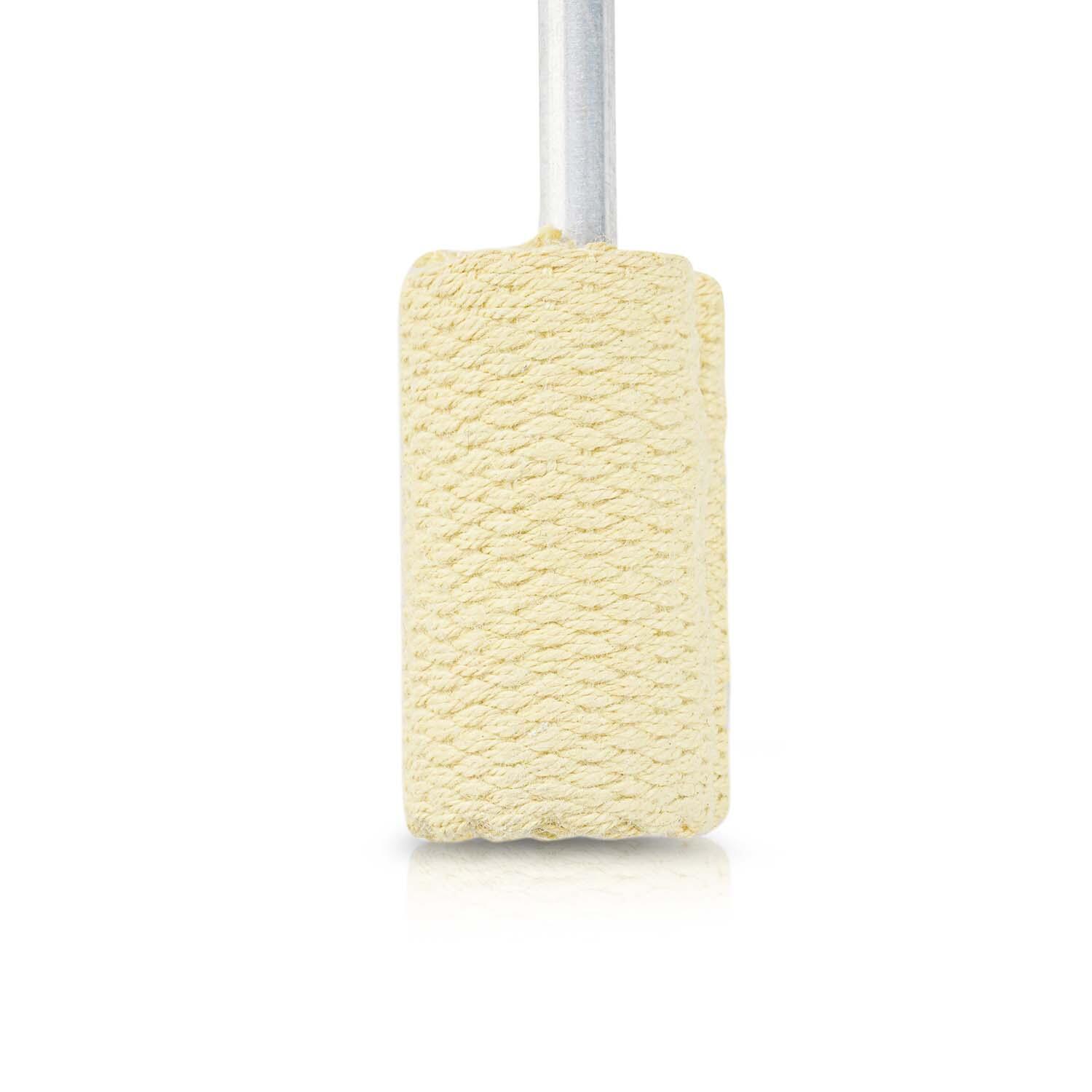 Feuerspuckfackel 40cm (schwarz) - mit 50mm Kevlar Dochtband, lange Brenndauer 7/7